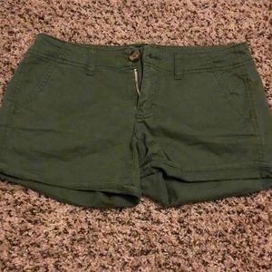 Green American Eagle Shorts